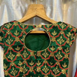 Full Embroidery Lahenga For Baby