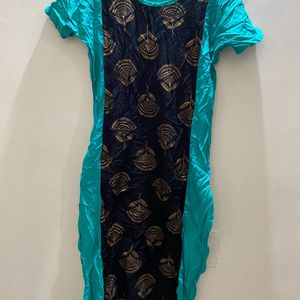 Cyan Kurta