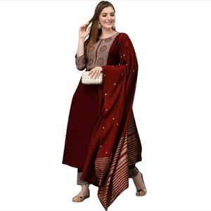 Kurti Bottom Dupatta Set