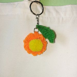 Crochet 🧶 Flower 🏵️ Keychain Fixed Price