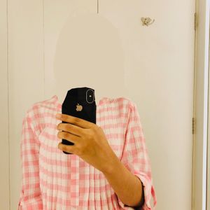 Checked Tunic Shirt