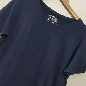 Light Navy Blue T-shirt For Boy & Men 36 Chest