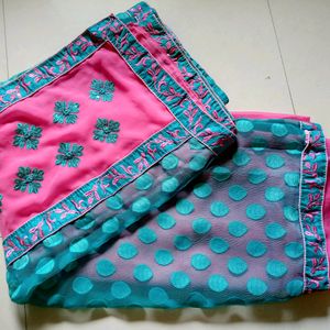 Pink Saree For Women💗