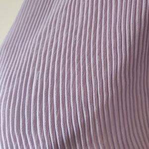 Lavender Accordion Top Size L