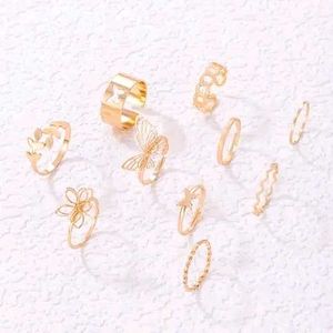 Women's Rings Golden Colour