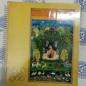 Vintage 1966 Pictorial Diary