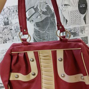 Red And Cream Retro Bag