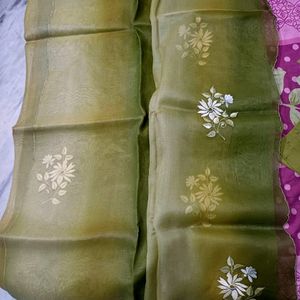 ORGANZA SAREE Light Weight