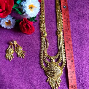 Light Weight Golden Jwellery Set