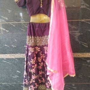 Designer Lehenga With Dupatta And Readymade Blouse