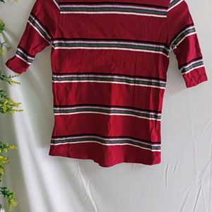 Striped T-shirt For Women