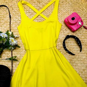 H&M Bright Yellow Dress