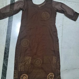 Brown Kurti