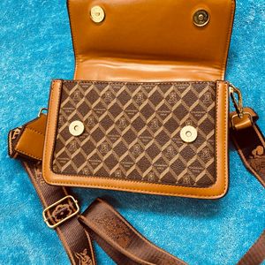 Stylish Brown and Black Sling bags