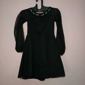 Off Shoulder Black Party Wear Dress