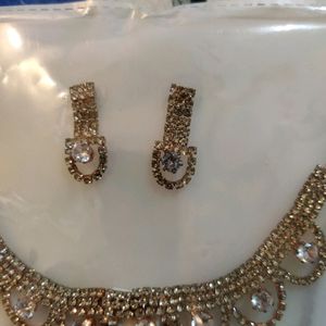 Jewellery. American Diamond Set