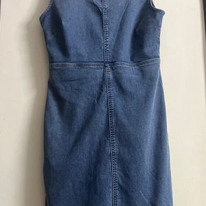 Denim Cut Out Dress