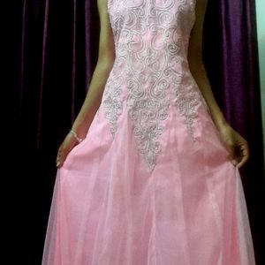 Rose Color Gown