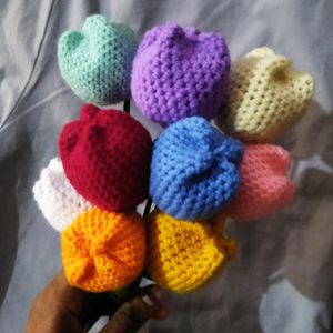 Crochet Tulip flowers bouquet