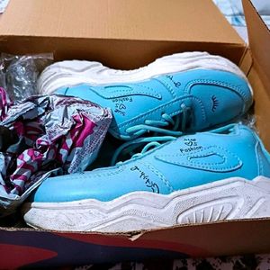 Asian Sneakers For Women ( Blue) UK(5)