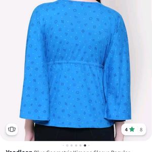 Kimono Style Casual Blue Top!