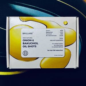 Brillare 100% Original Onion & Bakuchiol oil shots