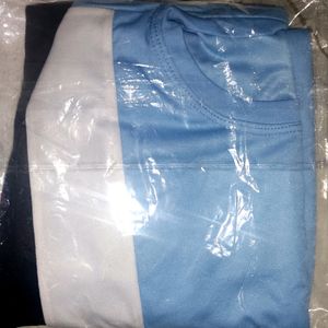 Blue Colour T-shirt With Medium Size