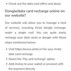 Airtel 3G Dongle And Card Reader