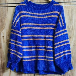 Navy Blue Baggi Sweater Size-46