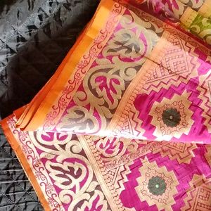 Silk & Zari Saree Rich Pallu New Not Used