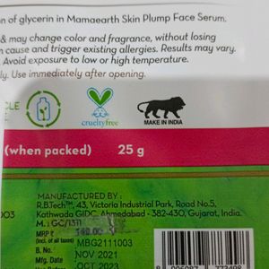 Mama earth hyaluronic Sheet Mask