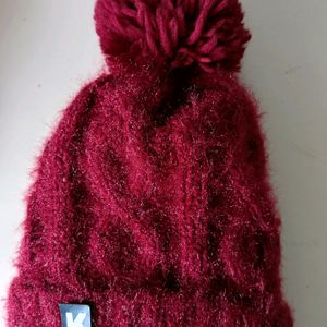 New Maroon Winter Hat