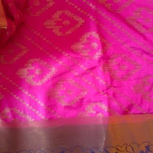 Pink New Saree