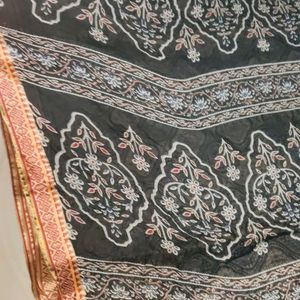 Cotton Linen Saree