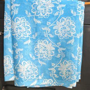 Blue Colour Garden Saree