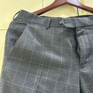 Van Heusen Blue Check Trousers