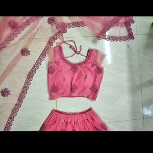 Beautiful Grand Onion Pink Wedding Lehenga Choli