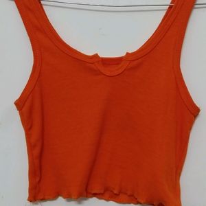 Trending Orange Crop Top