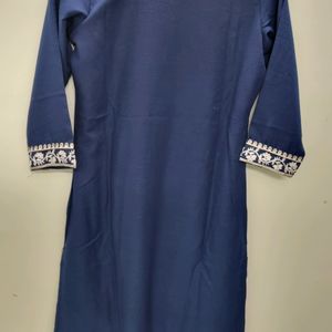 Straight Kurta With Palazzo And Dupatta