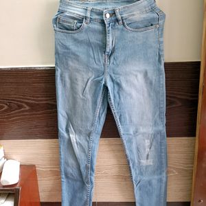 Blue Slim Fit Denim.