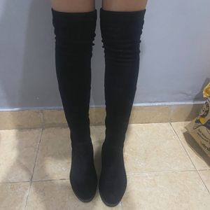 Over The Knee  Womens Boots(Micro)