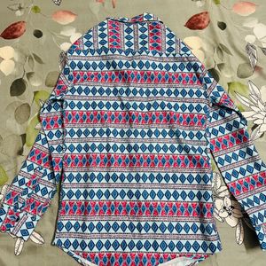 Sanganeri Pattern Shirt