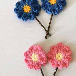 Crochet Flower Pin (4)