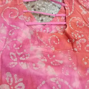 Batic Printed Cotton Kurti