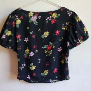 Floral Crop Top