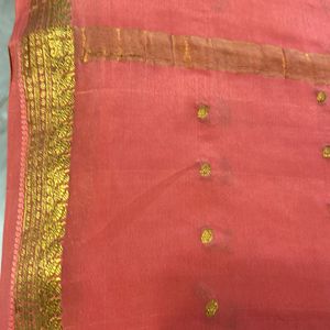 Delicate Pink Mysore Silk Saree