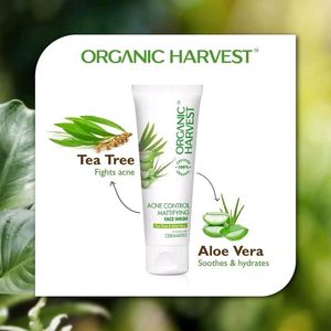 Organic Harvest ACNE CONTROL MATTIFYING FACE WASH