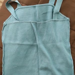 Blue Sleeveless Top