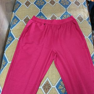 Brand new rose pink Cotton salwar pant