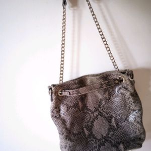 Michael Kors Python Embossed Leather Bag